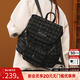 Champion冠軍【山姆同款】雙肩包時(shí)尚復古子母包兩用小挎包女書(shū)包 黑色