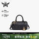 MCM ELLA迷你單肩斜挎包波士頓包黑色