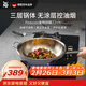 WMF福騰寶無(wú)涂層不銹鋼炒鍋炒菜鍋平底電磁爐明火通用金剛32cm