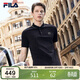 FILA 斐樂(lè )短袖POLO衫男2025夏季透氣翻領(lǐng)休閑通勤運動(dòng)T恤上衣