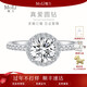 MoLi人工人造培育鉆石the one圓鉆戒求婚戒指女18K金上海IGI證書(shū)1克拉 18k金培育鉆D色VVS/3EX/GRC證書(shū)禮盒 1克拉優(yōu)品鉆