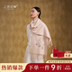 上海故事新款櫻絡(luò )刺繡女士100%羊毛圍巾送長(cháng)輩媽媽生日禮物女秋冬圍脖披肩
