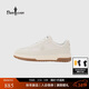 比音勒芬【抗菌防臭】春秋男士休閑鞋子通勤百搭字母標識撞色凈色厚底板鞋