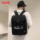 可口可樂(lè )（Coca-Cola）雙肩包男女同款抽帶電腦包休閑學(xué)生書(shū)包旅行出差通勤背包