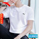 安踏（ANTA）短袖男t恤寬松薄款夏季新款透氣男裝修身運動(dòng)服半袖體恤男士上衣 安踏白7139-1 L