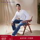 Tommy Hilfiger26春夏新款男輕薄府綢商務(wù)休閑純色長(cháng)袖襯衫外套節日禮物
