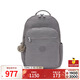 凱浦林【新年情人節禮物】kipling2026春夏新款電腦雙肩背包|SEOUL系列 M-引力灰