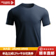龍牙【滿(mǎn)2件-100】三代秘纖速干圓領(lǐng)短袖男士夏季戰術(shù)百搭戰術(shù)戶(hù)外T恤 深淵藍（圓領(lǐng)） 2XL 180/100A(155-175斤)
