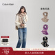 Calvin KleinJeans【情人節禮物】秋冬男女情侶ck提花羊毛混紡休閑舒適圍巾