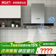 名氣（MQ）油煙機煙灶套裝21風(fēng)量大吸力套裝免費安裝6515A 老板出品【液化氣灶請備注】 【21立方吸力】6515單煙機