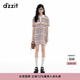 DZZIT地素連衣裙夏季款紛玩多彩夏日百搭裙子女3J2E61129 彩色 S