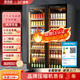 雪花銘風(fēng)冷無(wú)霜展示柜飲料柜全屏柜冷藏網(wǎng)紅酒水柜啤酒柜超市便利店冰箱冰柜商用 雙門(mén)1100*600*1810一級能效網(wǎng)紅經(jīng)典款