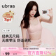 ubras虞書(shū)欣同款無(wú)尺碼內衣女無(wú)痕隱形3A抗菌無(wú)鋼圈文胸罩冷桃粉常規版