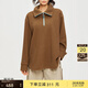 粒子狂熱【抓絨】升溫運動(dòng)衛衣秋冬女搖粒絨長(cháng)袖03518 黃駝色-NEW-NKS-412 M
