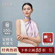 上海故事春季新款女士真絲絲巾印花小方巾100%桑蠶絲女神節禮物絲巾禮盒款