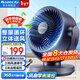 格力（GREE）空氣循環(huán)扇家用電風(fēng)扇臺式桌面小風(fēng)扇臥室辦公宿舍搖頭電扇節能大風(fēng)量排氣扇渦輪對流換氣空調伴侶 整屋循環(huán)送風(fēng)-遙控定時(shí)款（FXT-1506Bg3）