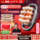 VTT【德國】十六頭筋膜槍按摩器肩頸腰背全自動(dòng)揉捏腿部全身深層肌肉電動(dòng)頸膜小腿儀三八節女神禮物 【16頭頂配款】30檔+動(dòng)力鋰電池+德國品牌電機灰