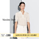 Massimo Dutti折扣升級2026女裝極簡(jiǎn)優(yōu)雅百搭款Polo衫領(lǐng)鏤空針織衫05748579 乳白色 L (175/96A)尺碼偏小