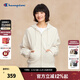 Champion冠軍連帽衛衣女25秋季新款小清新糖果色純棉外套拉鏈開(kāi)衫 燕麥色 S