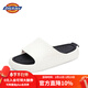 Dickies拖鞋男時(shí)尚休閑拖鞋居家戶(hù)外沙灘輕便潮流一字拖 黑白 39 