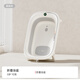 YEESOOM嬰兒洗澡盆寶寶浴盆感溫幼兒折疊大號浴桶家用新生兒童大尺寸 【感溫款大尺寸】浴盆+掛鉤花灑卡扣
