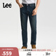 Lee26春夏新品標準中腰726直筒牛仔褲復古深藍色男 深藍色 31
