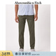 Abercrombie & Fitch【百搭直筒】美式復古經(jīng)典奇諾褲卡其褲長(cháng)褲春秋男裝130-2617 軍綠色 30 /30  (175/76A)