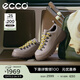愛(ài)步（ECCO）休閑鞋女 輕盈舒適百搭厚底增高單鞋牛皮女鞋 蹤跡220713 巖石灰22071355294 37