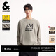 杰克·瓊斯（JACK&JONES） BSQ聯(lián)名男裝毛衣撞色logo寬松休閑圓領(lǐng)長(cháng)袖針織衫上衣225313028
