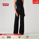 Levi's【補貼改褲】李維斯25年秋冬新款女士美式休閑318寬松闊腿牛仔褲 黑色 建議拍大一碼 28 (30)