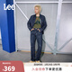 Lee726標準中腰直腳丹寧回潮深藍直筒男牛仔褲潮流