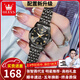 歐利時(shí)（OLEVS）瑞士認證品牌手表女機械表夜光防水全自動(dòng)高級感輕奢簡(jiǎn)約女士手表 全黑黑面【送豪禮+全國聯(lián)?！? title=