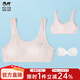 瑁恩·瑁愛(ài)（Mn·Mo）少女文胸兒童發(fā)育期二段內衣女童莫代爾小背心學(xué)生抹胸防凸點(diǎn) 瑁恩女孩(果凍粉） 莫代爾 165 （85A 建議體重100-120斤）