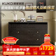 顧家家居（KUKA）現代意式斗柜大容量?jì)ξ锕褡邮占{7912 斗柜DS7912GW 黑色