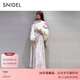 SNIDEL2026春夏新品優(yōu)雅泡泡袖挖孔露肩收腰雪紡連衣裙SWFO261040 粉色 L (2)