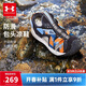 安德瑪（Under Armour）兒童涼鞋夏男童沙灘鞋防護包頭透氣軟底魔術(shù)貼防滑溯溪鞋2421505