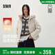 森馬（Semir）陳都靈商場(chǎng)同款羽絨服女90絨子25年短款寬松連帽外套101725113030