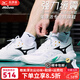 美津濃（MIZUNO）男女緩震透氣排球鞋VOLTAGE2代專(zhuān)業(yè)比賽團隊運動(dòng)羽毛球鞋室內外 雪薄荷綠【強力緩震】魔藤PRO 41 =265mm