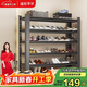 溢彩年華鞋架免工具安裝加固多層可調節層高鞋柜置物架貨架1806-80CM五層