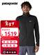 巴塔哥尼亞（Patagonia）男士保暖透氣彈力R1立領(lǐng)夾克抓絨衣開(kāi)衫 R1 Jkt 40129 BLK S 170/175(CM) 59/68(KG)