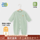 童戀初心【德絨】嬰兒長(cháng)袖連體衣春秋保暖衣服寶寶發(fā)熱哈衣爬服恒溫睡內衣