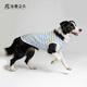 治愈之爪四季通用大狗大型犬衣服金毛拉布拉多薩摩德牧哈士奇衣服防掉毛 天藍色 2XL （28碼體重15-25斤）