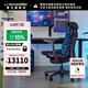 赫曼米勒（HERMAN MILLER） xLogitechx羅技G聯(lián)名Embody電競椅 人體工學(xué)椅 電腦椅久坐不累 青藍色