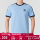 阿迪達斯（adidas）三葉草男裝女裝 2025夏季新款時(shí)尚情侶圓領(lǐng)短袖T恤修身休閑運動(dòng)服 JN7018 L