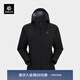 凱樂(lè )石女子格木硬殼沖鋒衣FILTERTEC 3L防水戶(hù)外登山防風(fēng)連帽夾克 墨黑 M