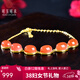 可玉可求婦女節禮物南紅瑪瑙手串 銀鑲嵌玉手鏈女 精致時(shí)尚國風(fēng)氣質(zhì)款 好玉好禮