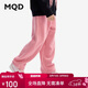 馬騎頓（MQD）童裝女大童加絨運動(dòng)褲2024冬裝新款兒童長(cháng)褲寶寶加厚保暖褲子