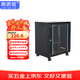 南諾信N5412 12U網(wǎng)絡(luò )機柜墻柜 交換機機柜弱電監控加厚鋼化玻璃小型機柜