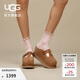 UGG春季女士時(shí)尚舒適炫金系列厚底休閑瑪麗珍鞋 1167550CHE|栗色 38
