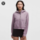 lululemon丨Scuba 女士超寬松款拉鏈連帽衫 LW3IG5S 蓮紫 XS /S